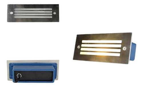 Lampara Empotrable Para Escaleras Gradas Iluminados Led 3w