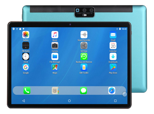 Tableta Bdf 10,1 Pulgadas, 4 Gb+64 Gb, Android 9.0, 5000 Mah