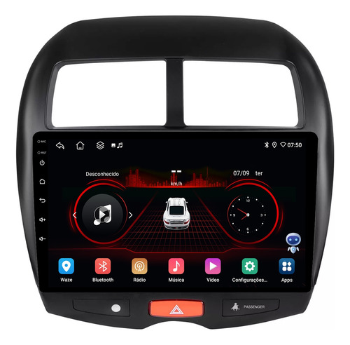 Kit Multimidia Asx 10p Android 14 Carplay 2gb 64gb