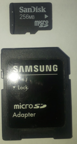 Cartão De Memória Micro Sd 256mb (ler Descrição)