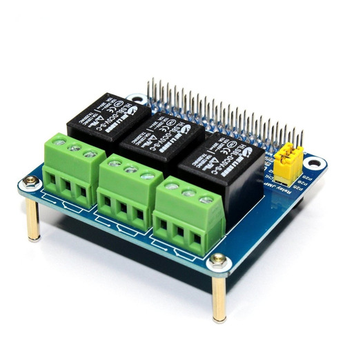 Shield Relay De 3 Canales Para Raspberry Pi 3