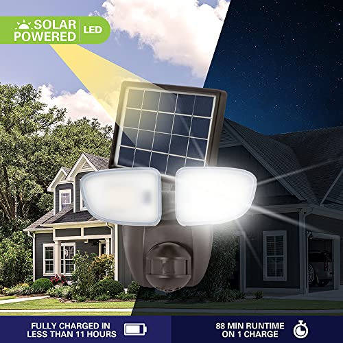Luz Led Solar Exteriores Sensor Movimiento 180 700 Lm, Bronc