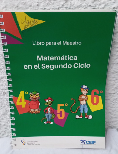 Libro Para El Maestro. Matemática En El 2o Ciclo.