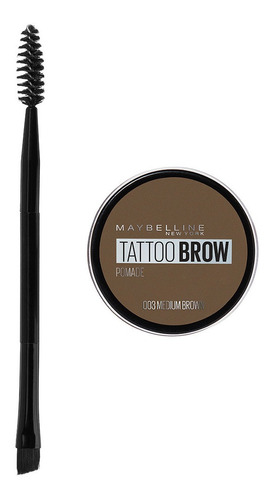 Pomada Para Cejas Maybelline Brow Tattoo Color Medium Brown 3.7g