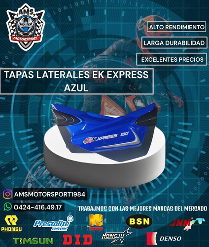 Tapas Laterales Ek Express Azul