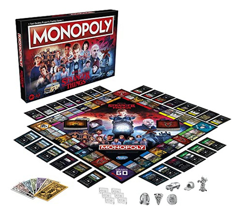 Jogo De Tabuleiro Monopoly Stranger Things Edition 14+ Ages