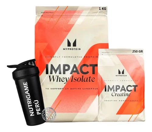 comprar Pack Impact Whey Isolate 1 Kg + Creatina Myprotein 250gr