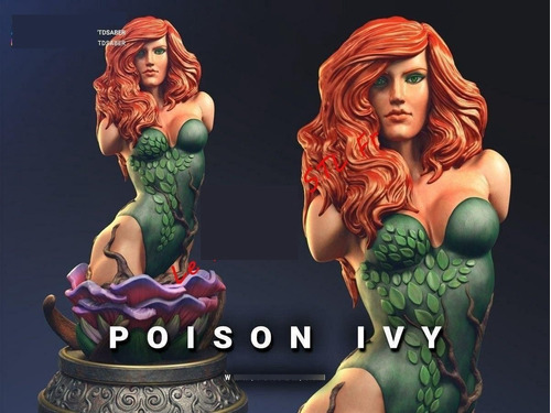 Archivo Stl Impresión 3d - Poison Ivy Bust - Tsaber