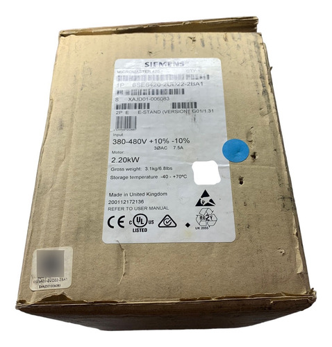 Siemens 6se6420-2ud22-2ba1