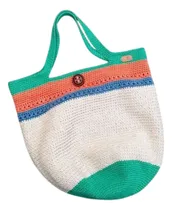 Comprar Bolso Cartera De Mano Hilo De Algodón Tejido A Mano Crochet 
