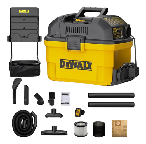 Aspiradora Dxv23g Remoto Solidos Y Liquidos 23 Lts Dewalt