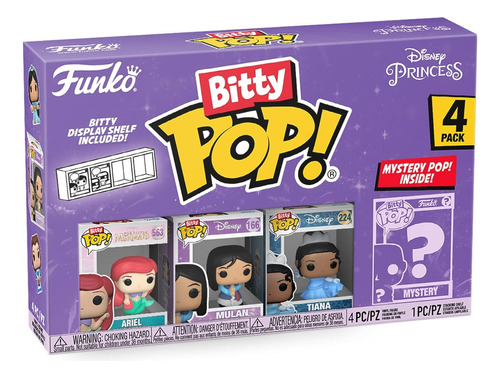 Funko Bitty Pop 4 Pack Mini Figuras Princesas S1 