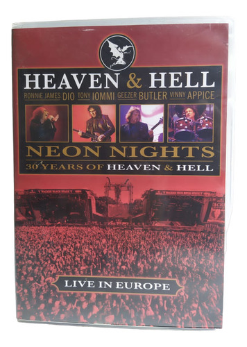 Dvd Heaven & Hell Neon Nights - Live In Europe 