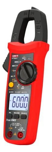 Pinza Amperimétrica Digital Uni-t Ut204+ 600a