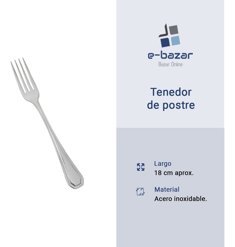Set X 36 Cubiertos Postre Otten Ambar