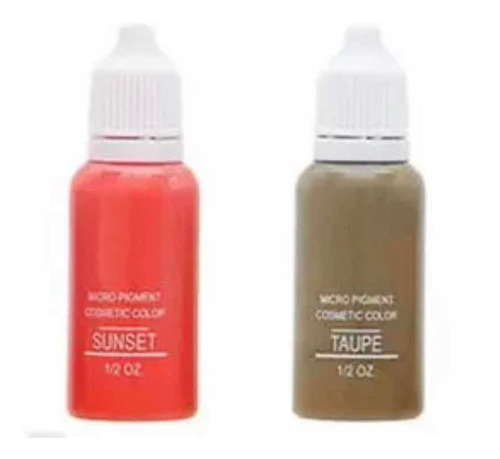 Imagen 6 de 10 de Tinta Para Microblanding,colores Para Cejas,labios,bio Touch