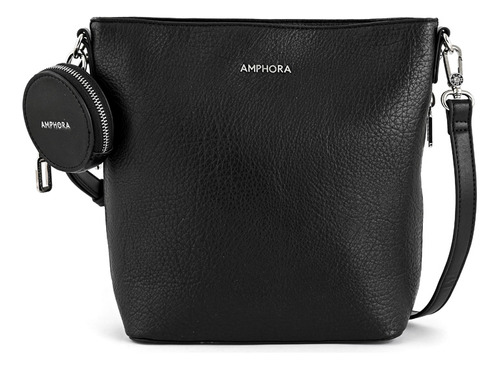 Cartera Bandolera Mediana Garnier Negro