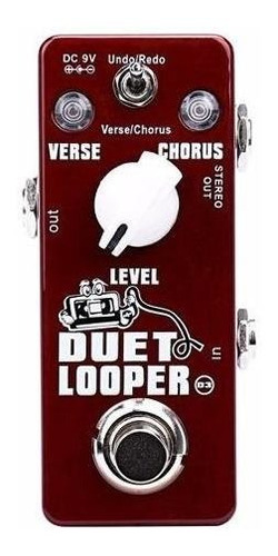 Pedal Efecto Duet Looper Loop Mini Xvive D3 Guitarra Cuota