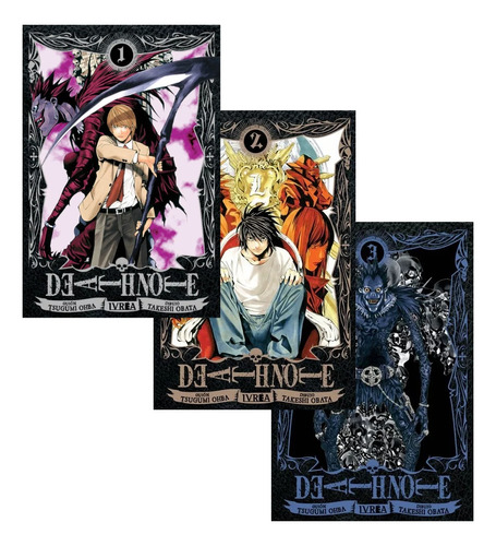 Manga, Pack Death Note Tomos 1, 2 Y 3 / Ivrea