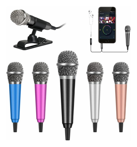 Mini Micrófono Wootrip, Micrófono Pequeño De Karaoke Para