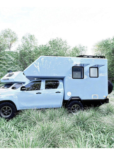 Camper Motorhome Completo Con Camioneta 4x4 Para 4 Personas 