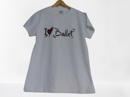 Playera De Ballet Para Dama I Love Ballet 