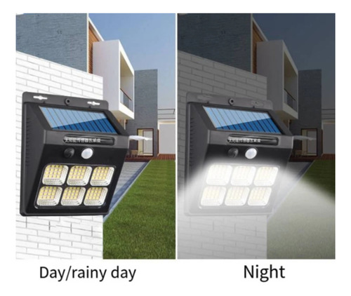 Lampara Solar Led Sensor De Pared Exterior Oferta !!