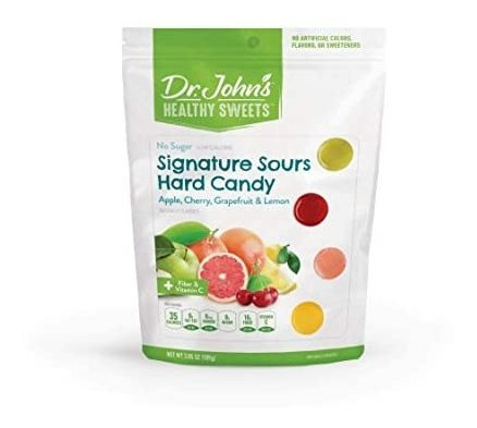 Firma Dulces Sin Azúcar Saludable Del Dr. John Sour Caramelo