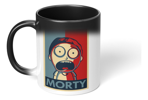 Taza Magica Cambia Color Rick And Morty