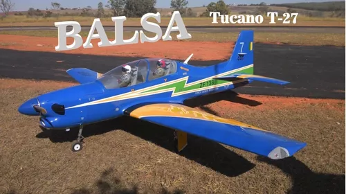 Planta Pdf Tucano T-27 Elétrico Em Madeira Balsa + Brinde - R$ 20