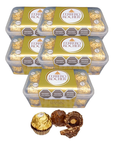 Ferrero Rocher 11 Caja 16p C/u Total 176p Avellana Chocolate