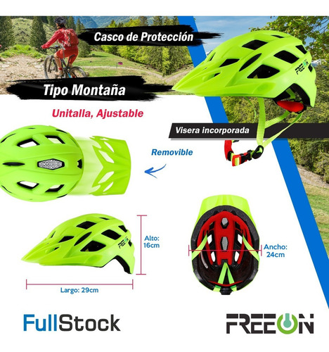 Casco De Montaña Deportivo Para Adulto Color Amarillo Talla L