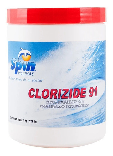 Spin Clorizide Tableta 1 Pulgada Para Alberca 1.1 Kg 