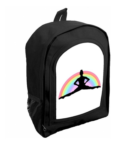 Mochila Negra Infantil Nena Nene Danza Ballet Rr22