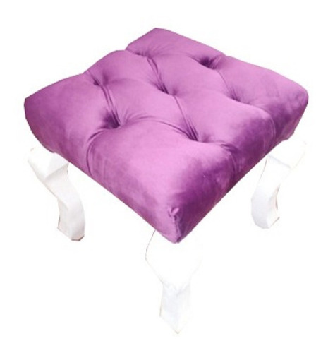 Taburete Sillón, Decorativo, Minimalista, Moderno Princess Color Morado