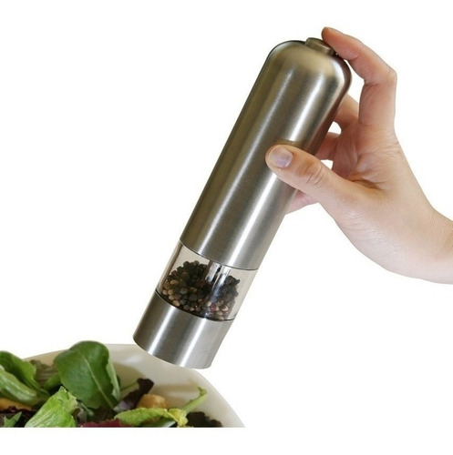 Moedor Pimenta Sal Inox Gourmet Elétrico Automático Pilha