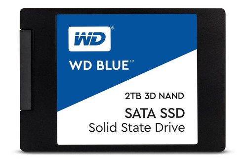 Disco sólido SSD interno Western Digital  WDS200T2B0A 2TB azul