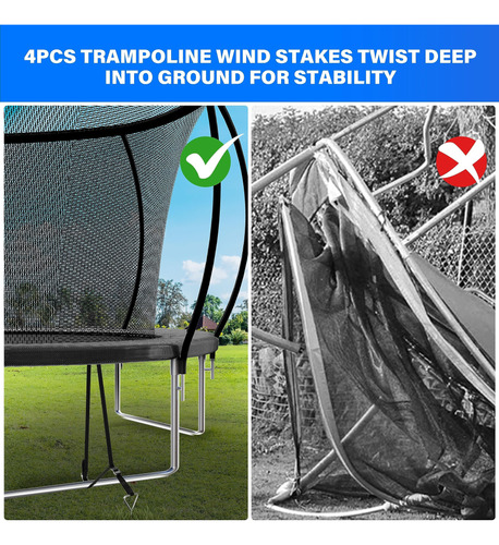 Yssoa Trampolín De 12 Pies Para Niños Con Recinto De
