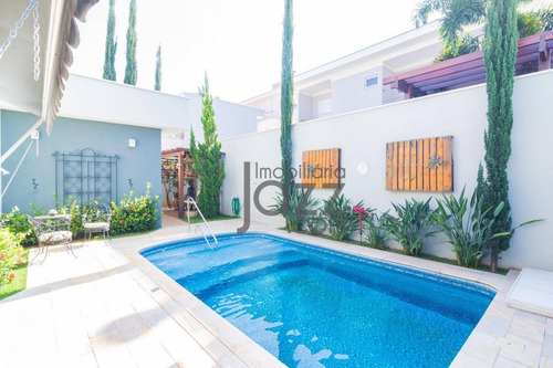 Casa Com 3 Dormitórios À Venda, 240 M² - Condomínio Villa Lobos - Paulínia/sp - Ca3302
