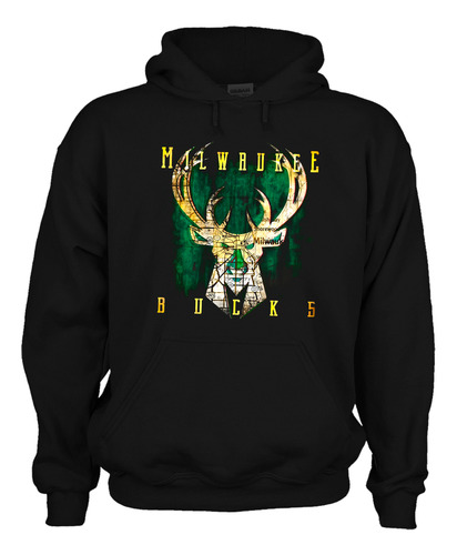Sudadera Dtf Unisex Basquetbol Milwaukee Basketball Mod. 01