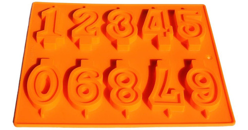 X-haibei Numeros Vela Candy Molde De Silicona Para Tarta De