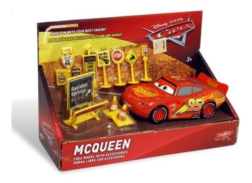 Cars - Mc Queen Con Accesorios