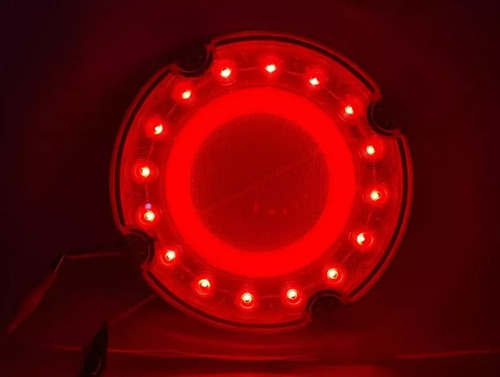 Plafón De Leds Y Plasma 7 Pulgadas 1 Pieza Color Rojo