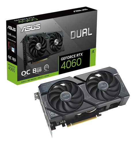 Tarjeta De Video Asus Geforce Dual-rtx4060-08g Blanca 8gb
