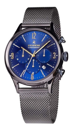 Reloj Hombre Starion  Empire Bla Chronogra Pulso Correa Just