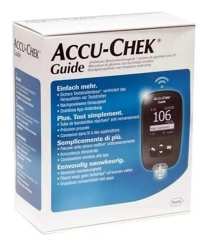 Glucómetro Accu Chek Guide Kit Completo Con Punzador