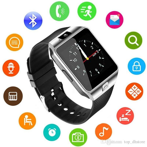 Relógio Celular Smartwatch Dz09 Android Bluetooth Chip - R$ 84,50 em Mercado Livre