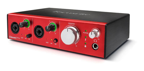 Imagem 2 de 4 de Interface De Áudio Focusrite Clarett Thunderbolt 2 Pré