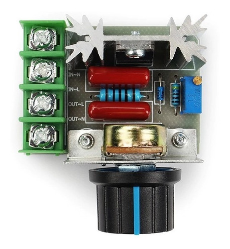 Regulador Voltaje. Dimer 220v Max 2000w Control De Temperat