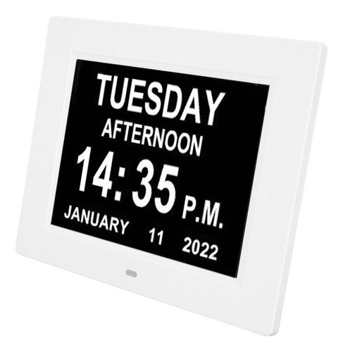 Reloj De Calendario Digital De 8 Pulgadas Con Pantalla Lcd G